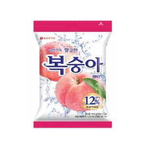 [롯데웰푸드] 복숭아캔디_153G